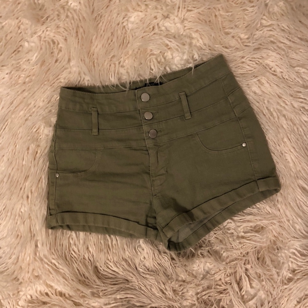 High waisted shorts